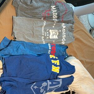 5 CrossFit shirts